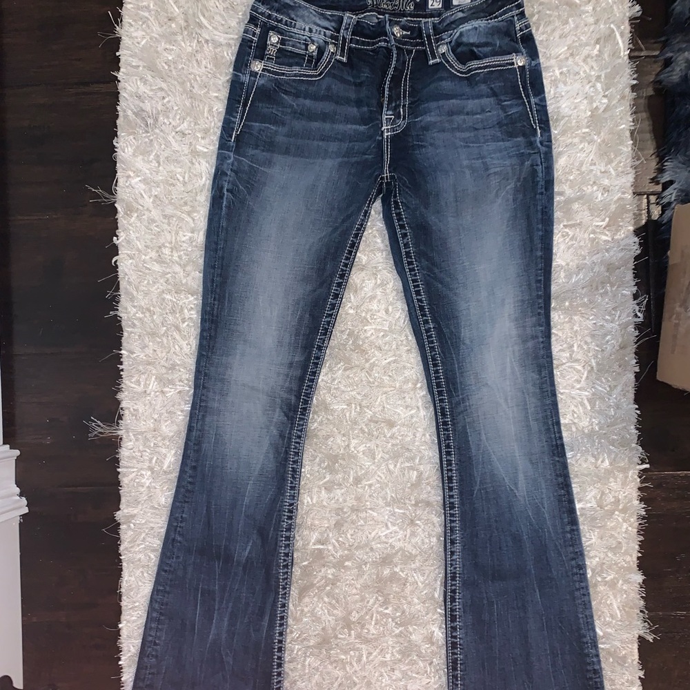 MissMe Women’s Boot Cut Jeans